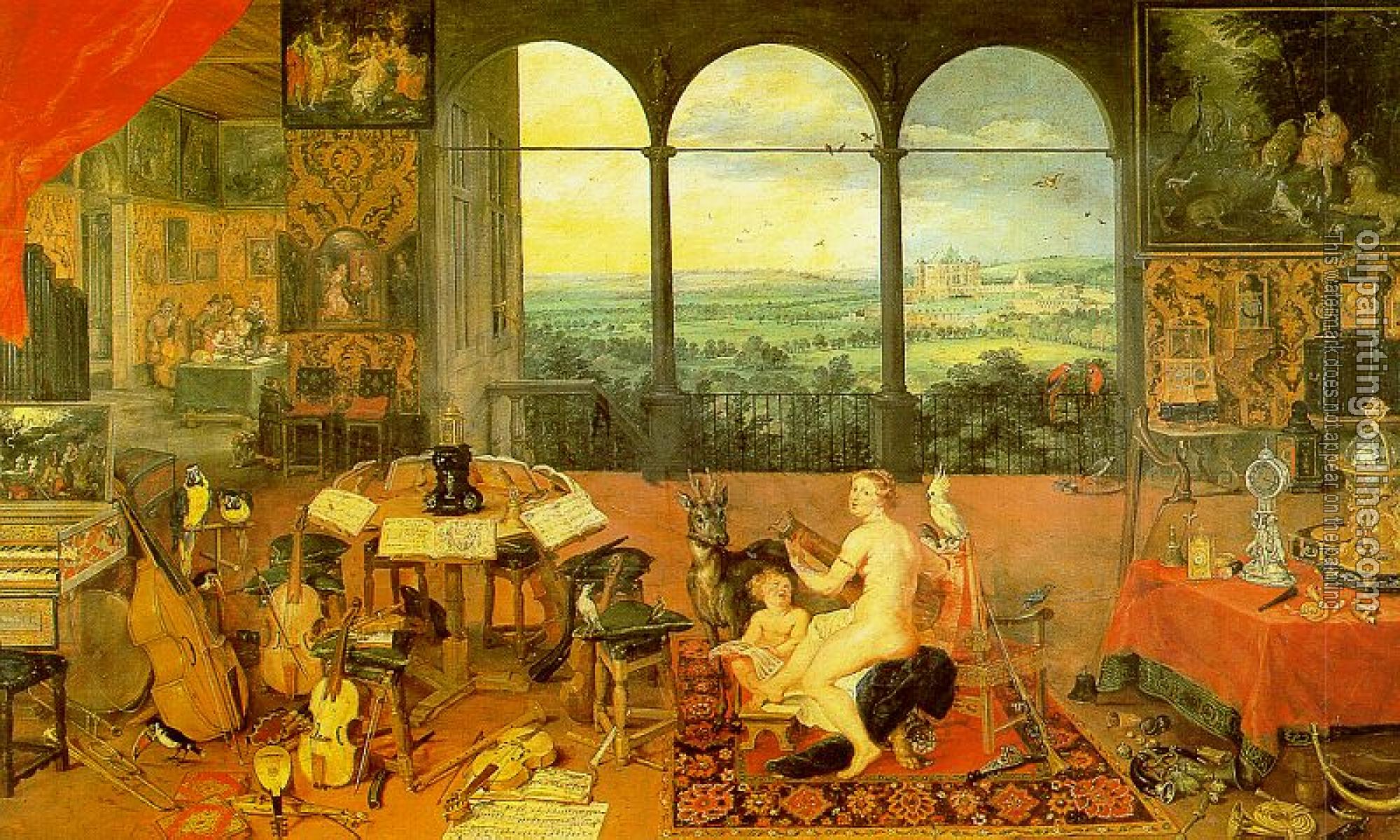 Brueghel, Jan the Elder - The Sense of Hearing